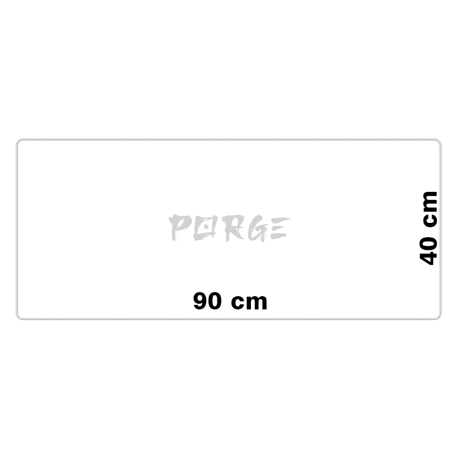 Porge Premium 90x40 cm Kişiselleştirilebilir Gaming Mouse Pad