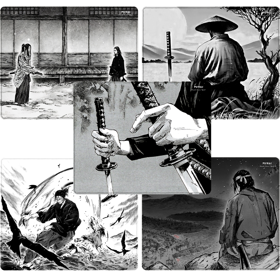 Porge Musashi Series 48x40 50X50 Esport Mouse Pad